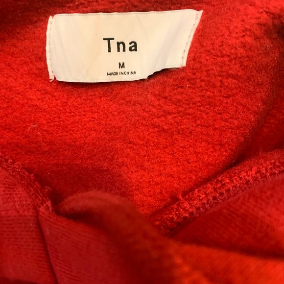 Tna The Iconic Hoodie Red Size Medium - Picture 3 of 15